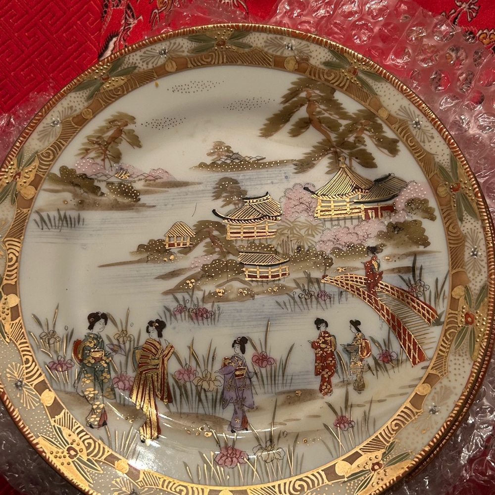 Royal Kaga -Nippon Plates Set of 5